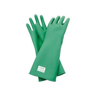 ハナキゴム 工業用手袋 ハナローブ No.406 曲指型 61-4269-97 1双（直送品）