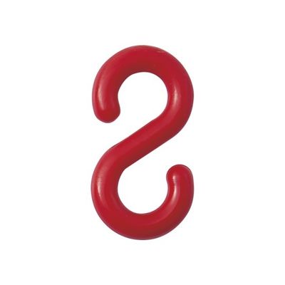 日本緑十字社 Sフック Φ6mm レッド PF-6R 1組(2個) 61-9937-45（直送品）