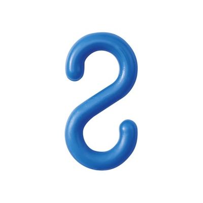 日本緑十字社 Sフック Φ6mm ブルー PF-6BL 1組(2個) 61-9937-46（直送品）