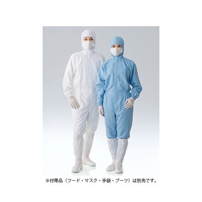 東洋リントフリー 防塵ツナギ服 白 FT192Cー01 LL 1枚 61-0090-76（直送品）