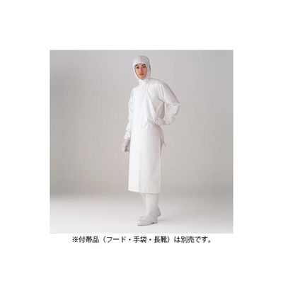 ゴールドウイン 耐薬エプロン PA7510 ホワイトF PA7510-01-F 1枚 61-0133-88（直送品）