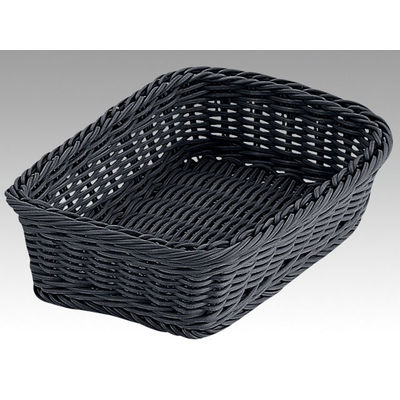 トーダイ RE-333-BK角型バスケット 24型 ブラック 01033324 1包：5個（直送品）
