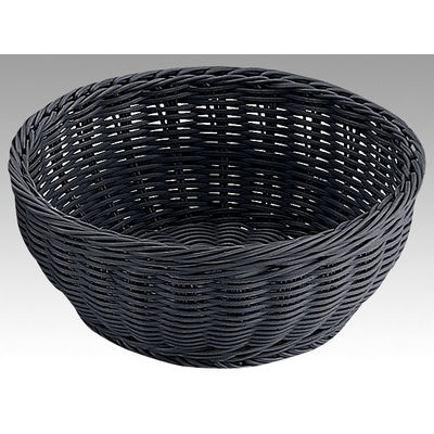 トーダイ RO-433-BK丸型バスケット 24型 ブラック 01043324 1包：5個（直送品）