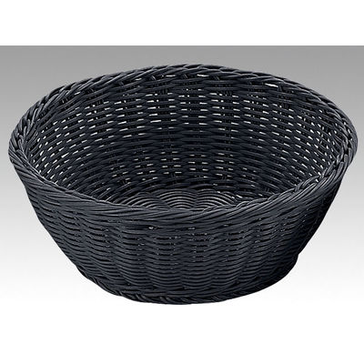 トーダイ RO-434-BK丸型バスケット 27型 ブラック 01043427 1包：5個（直送品）