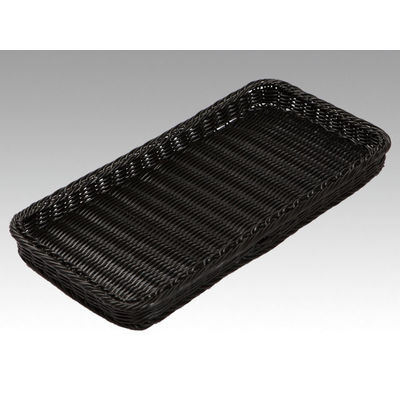トーダイ BB-4020-BKベーカリーバスケット 薄型20型 ブラック 010B20BK 1包：5個（直送品）