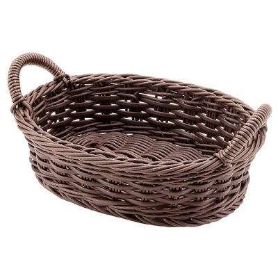 トーダイ OV-2518-DBR小判型バスケット 耳手付 25型 010O25DB 1包：5個（直送品）