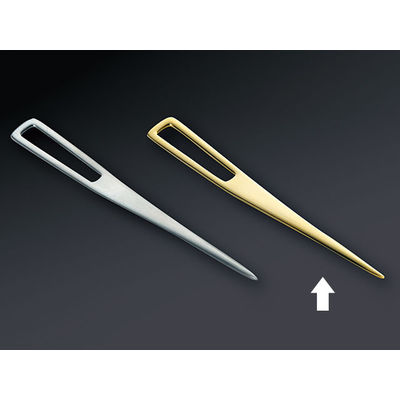 トーダイ 18-8 ホール ピック 金メッキ 01400106 1包：60本（6×10）（直送品）