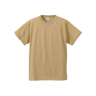 United Athle（ユナイテッドアスレ） 5001綿Tシャツ M ライトベージュ 1包（10枚入） キャブ（直送品）