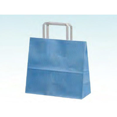パックタケヤマ 手提袋 H平24 クリスタルブルー XZT01006 1包：50枚×4（直送品）