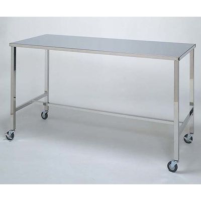 柏ステンレス工業 作業台 ストッパー付 (足角) 900mm サギョウダイMD-S900 1個 62-2715-32（直送品）