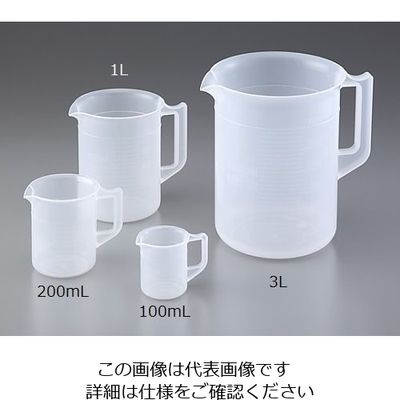 ニッコー・ハンセン PP計量カップ 300ml 3007-04 1個 30-0704-55（直送