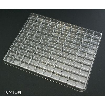 アズワン オープントレー(5枚入) APET 208×156×18mm 5×6列 OTK-143 1セット(5枚) 61-9949-60（直送品）