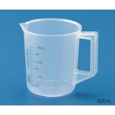 東栄 目盛付ビーカー 取っ手付 PP製 1000mL 431070 1個 62-2933-16（直送品）