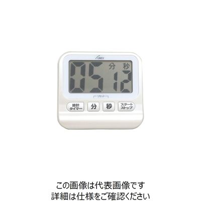 ワイナック 防滴大音量タイマー (ホワイト) LT501W 1個 62-1614-24（直送品）