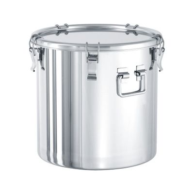 MONOVATE ステンレス折りたたみ取っ手付密閉容器 (クリップ式) 80L CTHF-47 1個 62-8611-53（直送品）