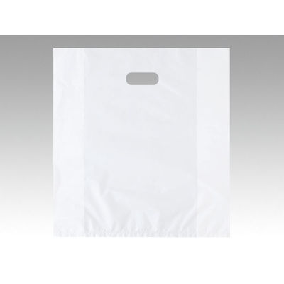 大阪ポリヱチレン販売 No.23 丸抜手提袋（食パン1本用無地） 1123 1包：100枚×10（直送品）