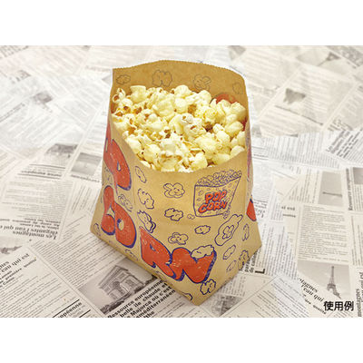 大阪ポリヱチレン販売 No.405 ポップコーン100 2017 1セット(1000枚:100枚×10)（直送品）