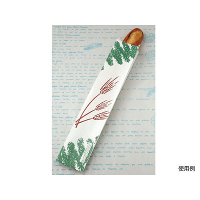 大阪ポリヱチレン販売 フランスパン保存袋No.111ラミ・麦の穂（中） 6351 1包：50枚×20（直送品）