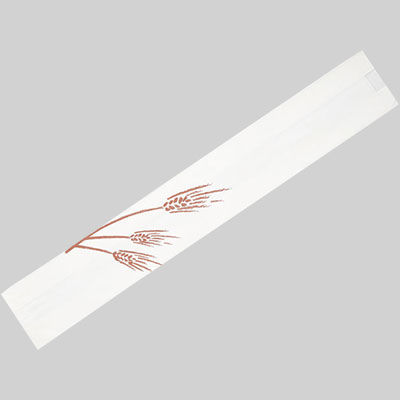 大阪ポリヱチレン販売 フランスパン紙袋麦の穂（白）No.30-1（特中） 6875 1包：50枚×20（直送品）