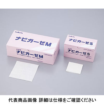 未使用　ナビガーゼ　Ｍ　医療用不織布　０-１５２２-０１　4折（120枚）30箱 ナビス ナビガーゼ M 1箱（120枚）1セット（360枚：120枚入×3箱