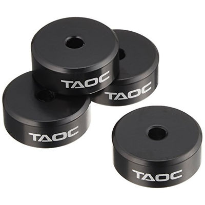 TAOC グラデーション鋳鉄インシュレーター マットブラック 直径550×高さ20mm TITE-13GS 1セット（8個入り）（直送品） - アスクル