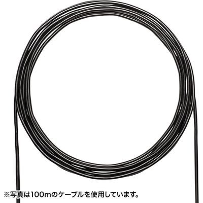 サンワサプライ カテゴリ6A屋外用LANケーブルのみ（ブラック・300m） KB-T6AAD-CB300BKN 1個（直送品）