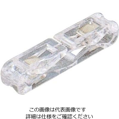 友屋 ツインクリップ(50ケ入)12027 61-6846-43 1セット(100個:50個×2組)（直送品）