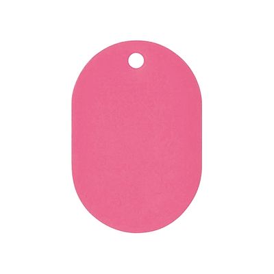 共栄プラスチック 番号札 大(41×60mm) 番号無し ピンク 7-5796-12 1セット(100枚:50枚×2組)（直送品）