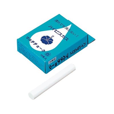 ランドアート ハイビスカス マルチチョーク 白 62-4862-87 1セット(70本:10本×7箱)（直送品）