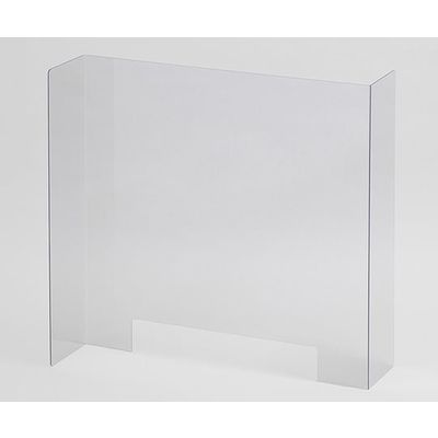 アズワン 飛沫感染予防パネル ミドルタイプ 650mm 1箱(1枚) 64-1204-82（直送品）