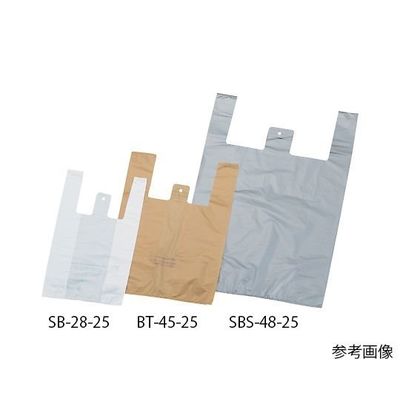 ワタナベ工業 サービスバック バイオ25 60号 乳白 50枚入 SB-60-25 1袋(50枚) 7-891-04（直送品）