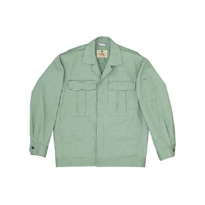 ミドリ安全 作業服 長袖 ジャンパー M5608 L アースグリーン