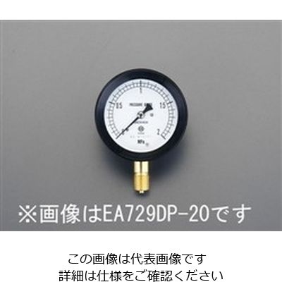 dページ 旭計器 のこし 密閉形圧力計 D形 蒸気用耐振形 圧力範囲(MPA)：0～