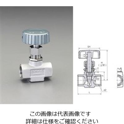 正規品／エスコ R 1/4”xR 1/4” ボールバルブ（ステンレス製） ESCO