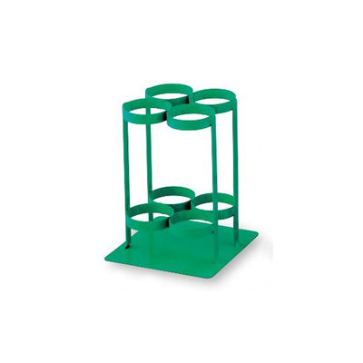 久喜製作所 酸素ボンベスタンド 280×280×370mm TM-S-504 グリーン 1台 8-9691-01（直送品）