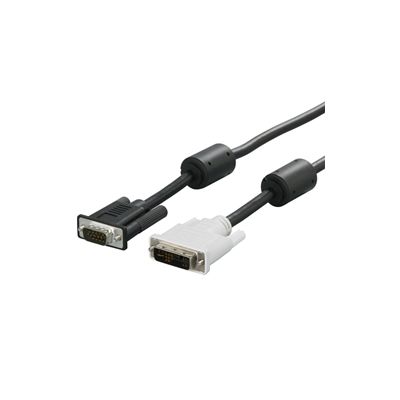バッファロー　ディスプレイケーブル　ＤＶＩーＩ：　ＤーＳｕｂ15　フェライトコア付　5．0ｍ　BSDCDA50　1個　（直送品）