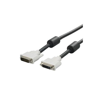 バッファロー　ディスプレイ延長ケーブル　ＤＶＩー　Ｄオス：ＤＶＩーＤメス　コア付　2．0ｍ　BSDCDED20　1個　（直送品）