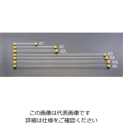 エスコ [10形/10W用] 蛍光灯用飛散防止チューブ EA944D-61 1セット(4本