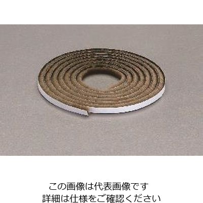 エスコ 6x6mm/2m すき間用モヘアシール材(ゴールド) EA944KD-112