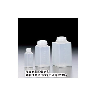 サンプラテック 角瓶A型 500mL 100本入 02128 1箱(100本)（直送品