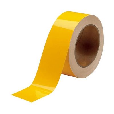 アズワン 耐久ラインテープ プラコア 黄 1-2604-02 1巻（直送品）