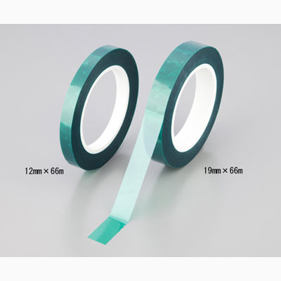 アズワン PETテープ 緑 19mm×66m×70μm 1-2678-02 1巻（直送品）