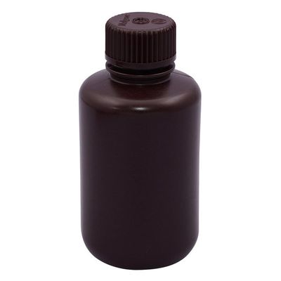 サーモフィッシャーサイエンティフィック 細口試薬ボトル 褐色 125mL 12本入り 2004-0004JP 1箱(12本)（直送品）