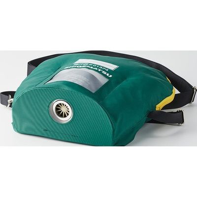 重松製作所 隔離式防毒マスク(高濃度用2.0%以下)吸収缶用携行袋(吸収缶用) 01374 1個 8-5034-15（直送品）