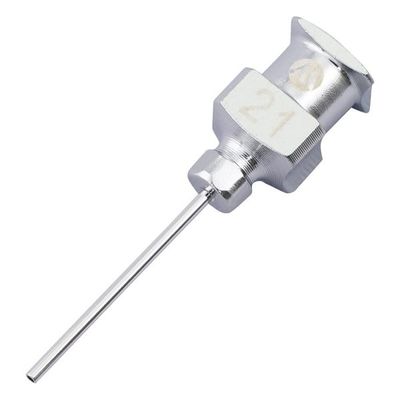 武蔵エンジニアリング ディスペンサー用金属ニードル ゲージ21 針長15mm 1箱(60個入) SNA-21G-C 1箱(60個)（直送品）