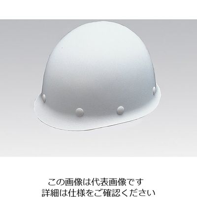 アズワン ヘルメット (つば無し) 6-6662-01 1個（直送品）