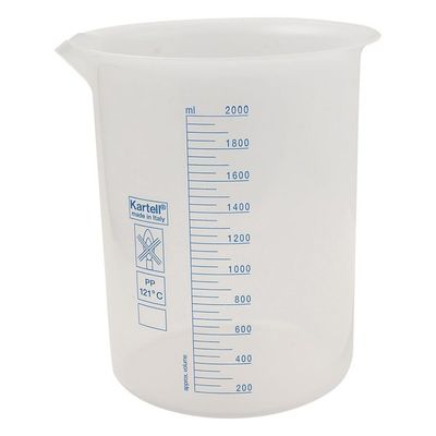 Kartell ビーカー 2L 1827 1個 1-2341-07（直送品）