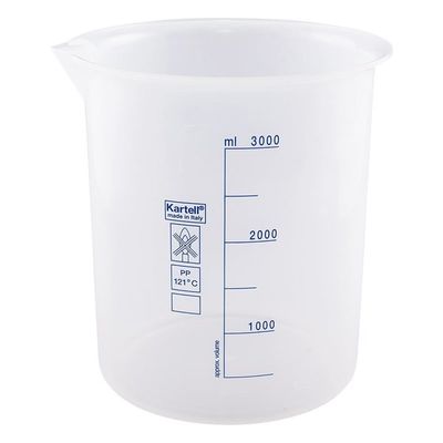 Kartell ビーカー 3L 818 1個 1-2341-08（直送品）