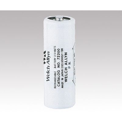 ウェルチ・アレン・ジャパン 充電電池[交換用] 3.5Vニッカドハンドル(71670)用 72200 1個 0-8230-08（直送品）