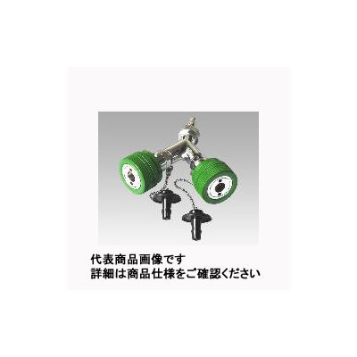 アズワン 二又タイプアウトレット 吸引 シュレーダー式(アムコ型) 8-9119-02 1個（直送品）